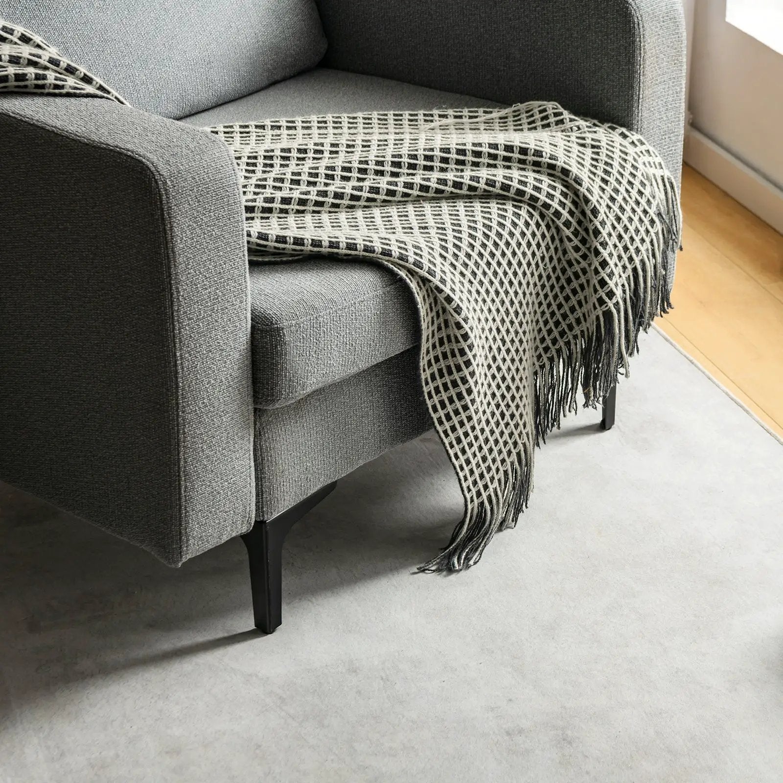 Modern Accent Armchair with Side Storage Pocket by DirectDeals