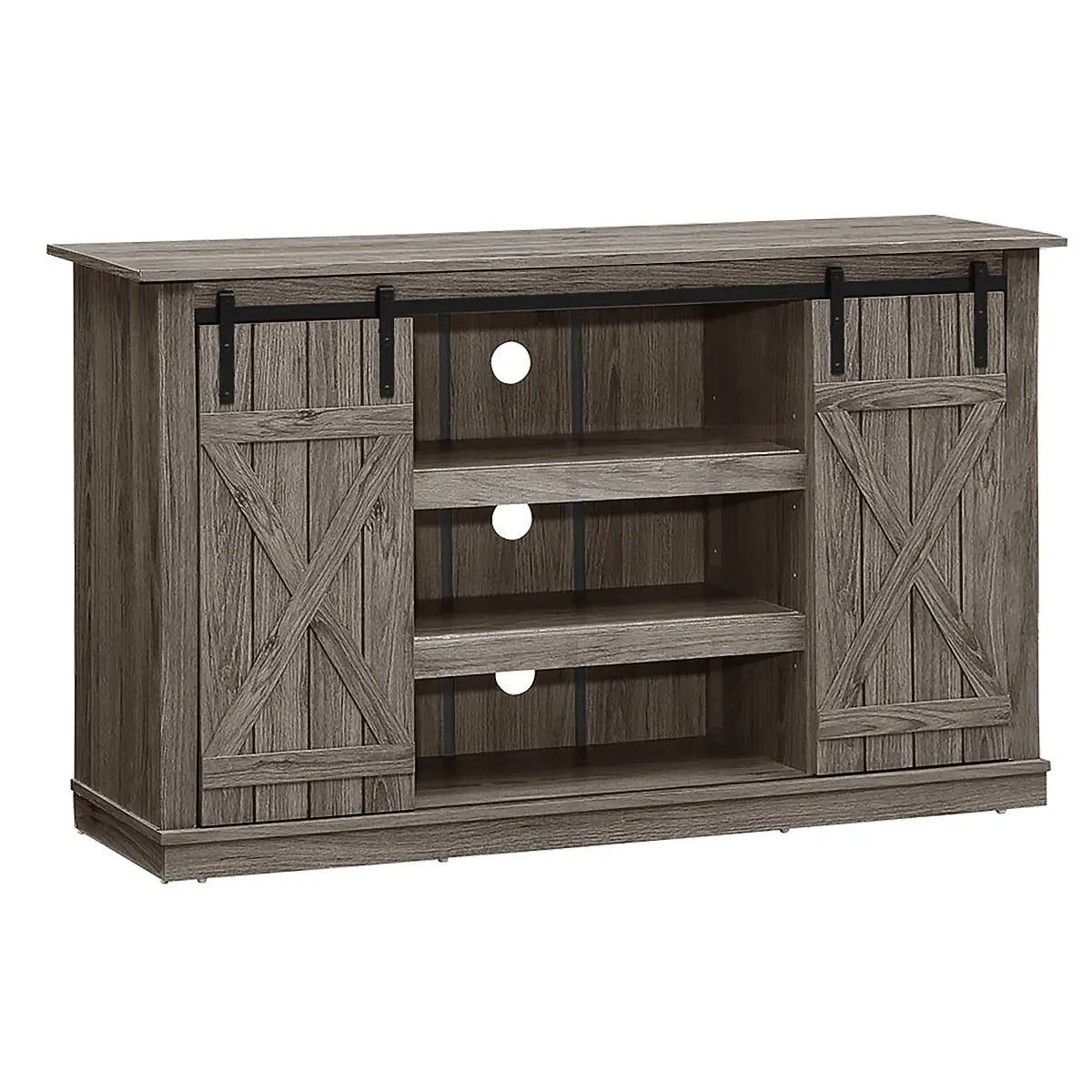 Sliding Barn TV Stand Console Table by DirectDeals