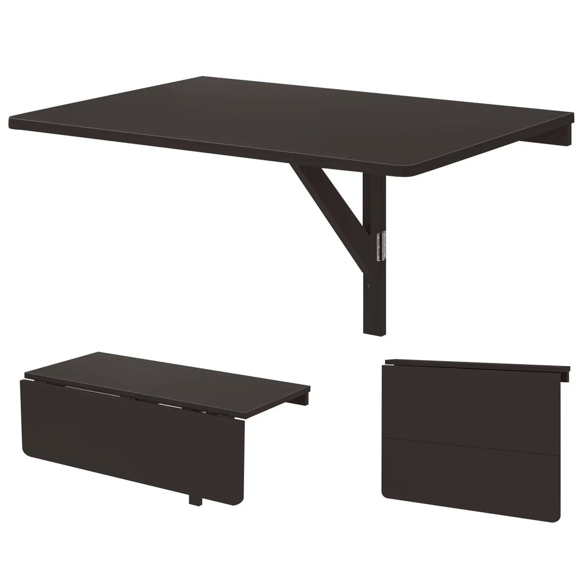 31.5 x 23.5 Inch Wall Mounted Folding Table for Small Spaces by DirectDeals