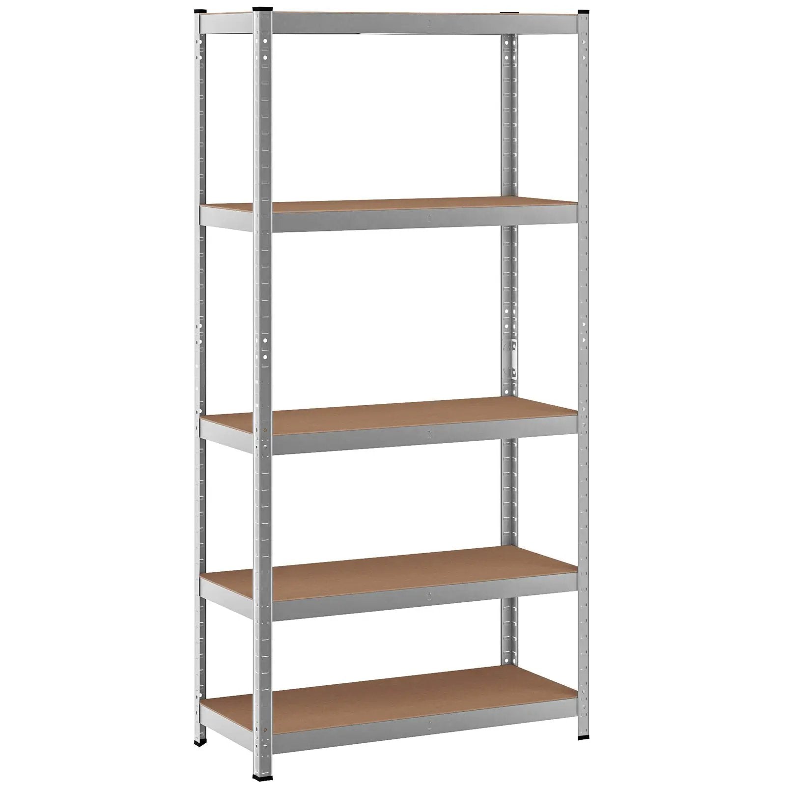 35.5 x 71 Inch Adjustable 5-Layer 2000 lbs Capacity Tool Shelf-Silver by DirectDeals