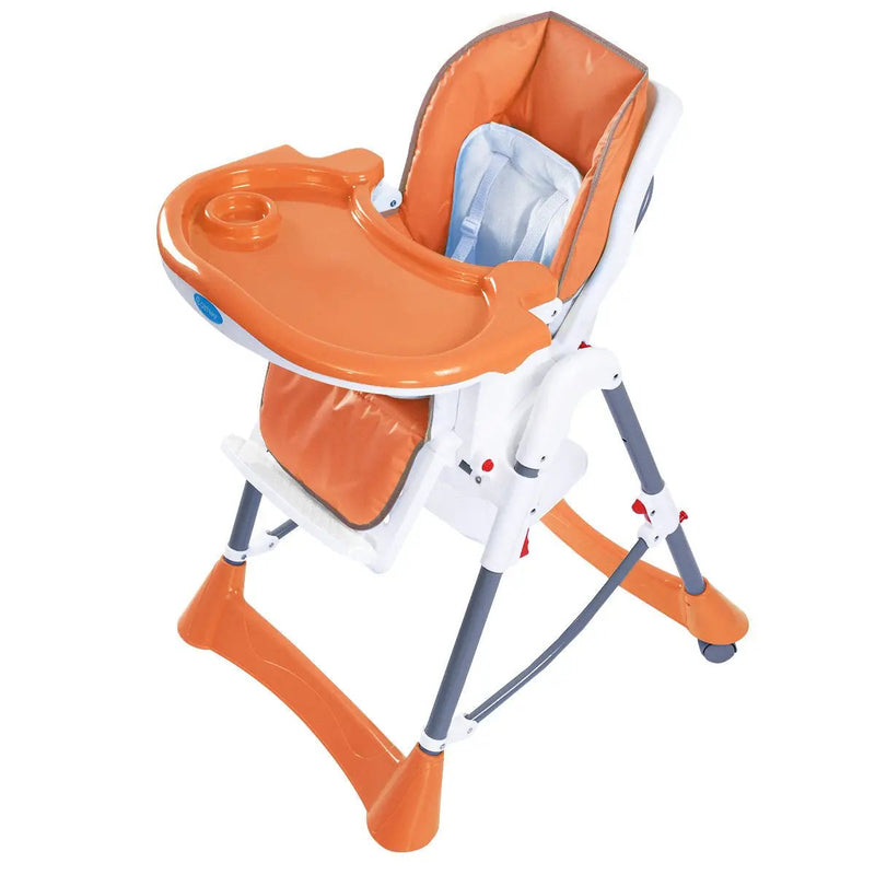 Portable Folding Baby High Chair Toddler Feeding Seat-orange by DirectDeals