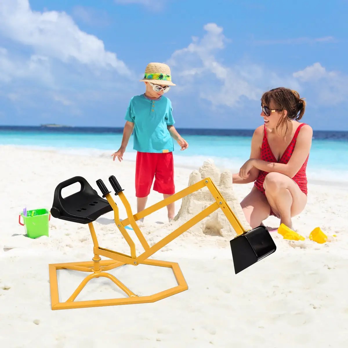 Heavy Duty Kid Ride-on Sand Digging Digger by DirectDeals