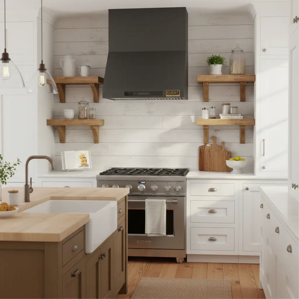 Kucht Gemstone™ 36" Wall Mount Range Hood KRH363A-C by Farmhouse Kitchen and Bath