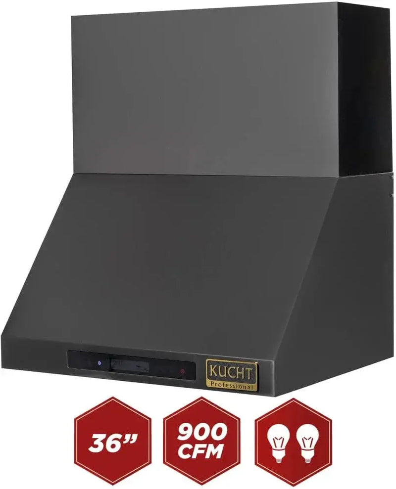 Kucht Gemstone™ 36" Wall Mount Range Hood KRH363A-C by Farmhouse Kitchen and Bath