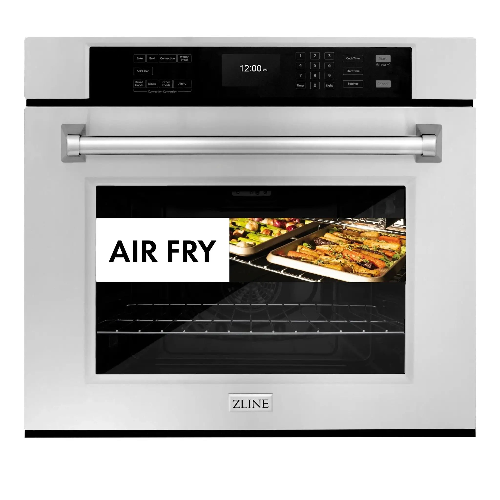 ZLINE 30 "Professional True Convection Single Wall Oven, Air Fry, Self Clean, Stainless Steel WAS-30 by Farmhouse Kitchen and Bath