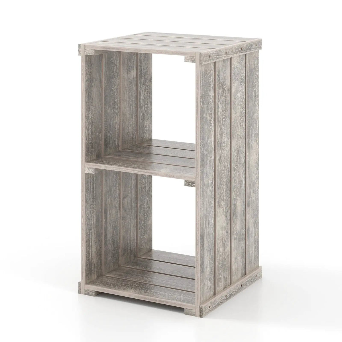2-Cube Storage Shelf with Open Back and 3-Tier Shelf by DirectDeals