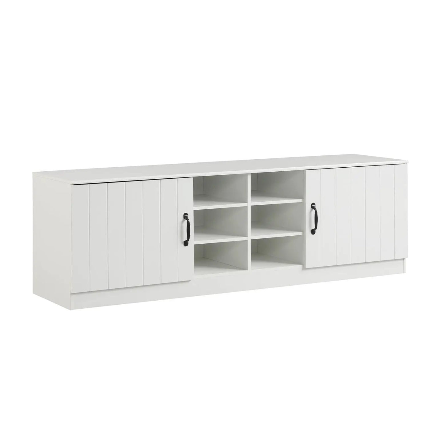 2-Door Shoe Bench Storage Cabinet with Adjustable Shelves by DirectDeals