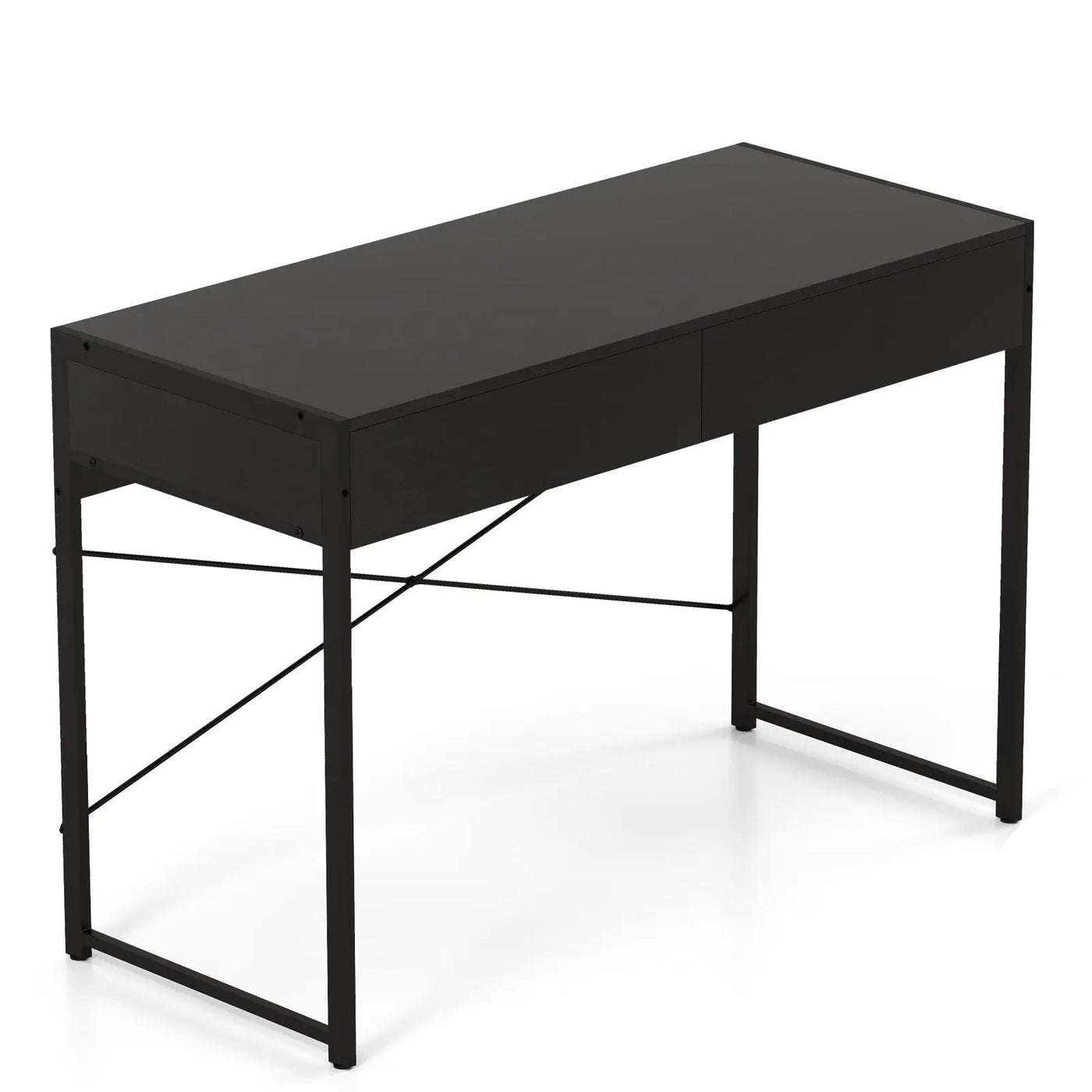 2-Drawer Home Office Desk with Steel Frame by DirectDeals