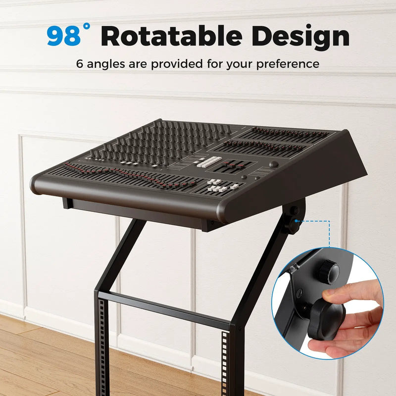 2 Layer Professional Audio Rack Mount with Adjustable Crossbars by DirectDeals
