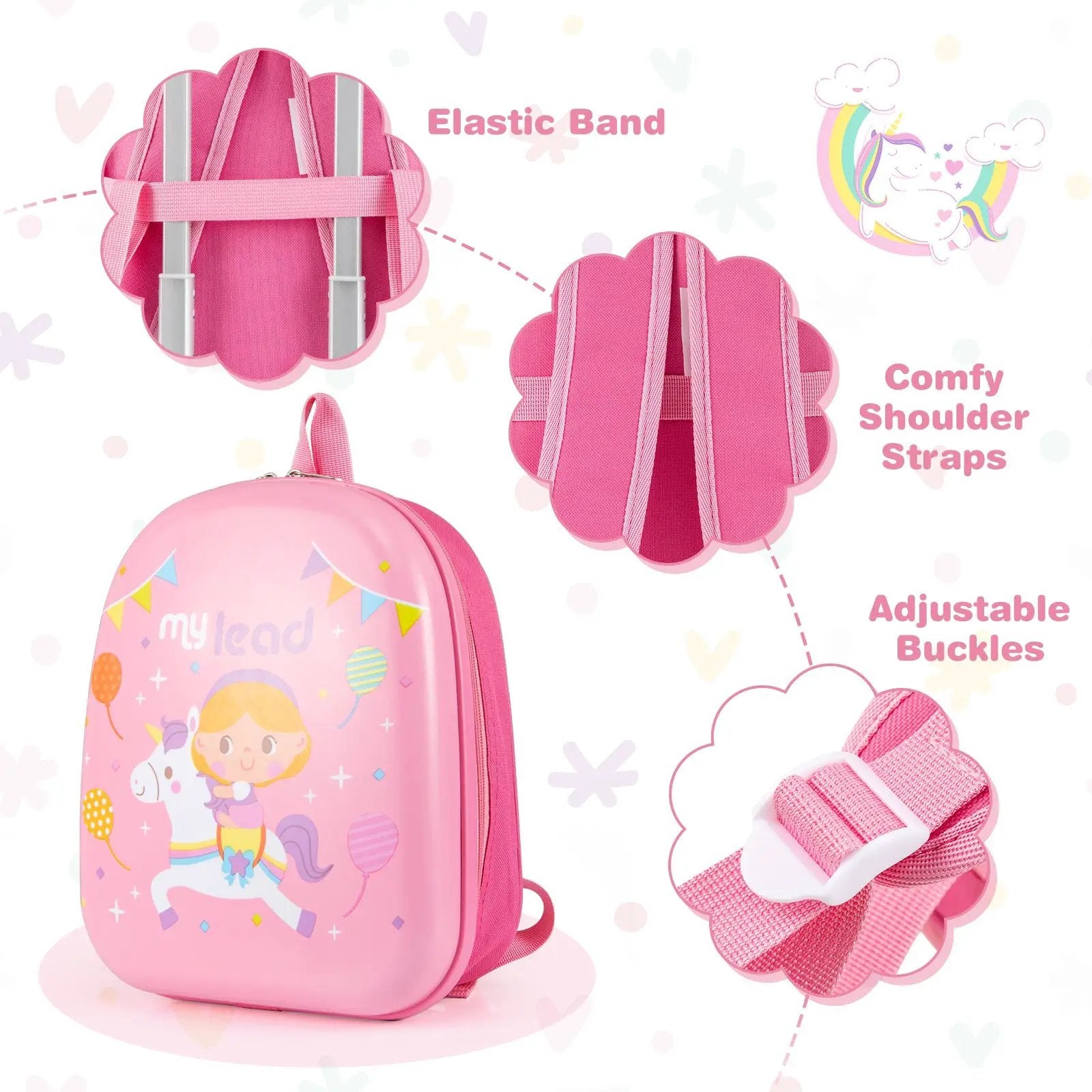 2 PCS Kid Luggage Set With Spinner Wheels for Children Boys Girls by DirectDeals