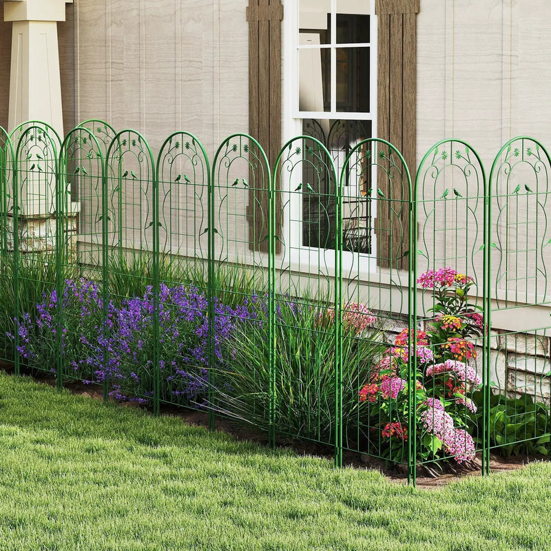 2 Pack 71 x 20 Inch Metal Garden Trellis Rustproof Plant Support for Climbing Plants by DirectDeals