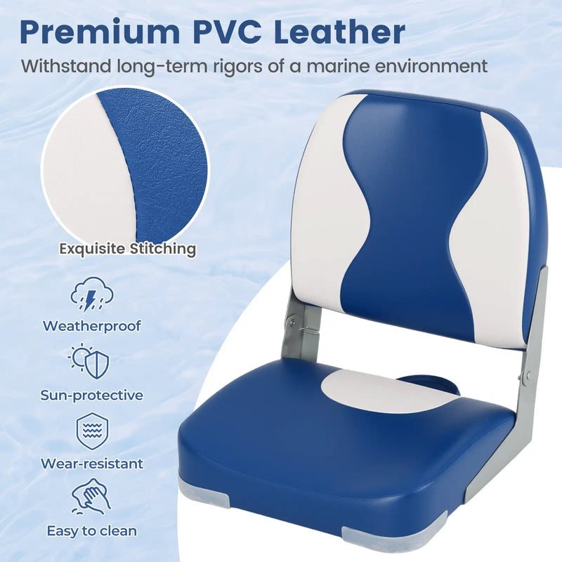 2-Pack Boat Seats with Thick Sponge Padding by DirectDeals