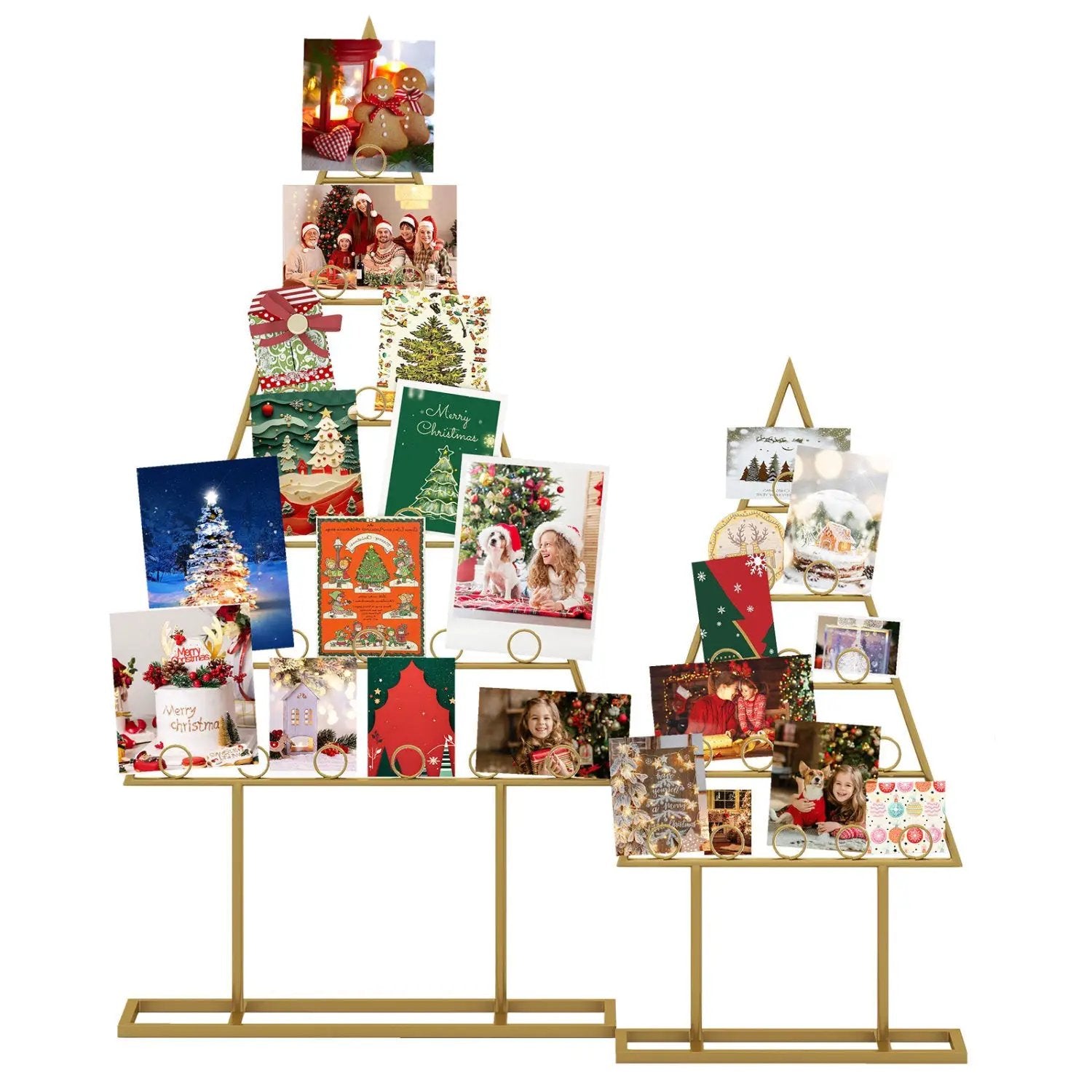 Christmas Tree Photo Holder with 36 Clips - 2 Pack Set by DirectDeals