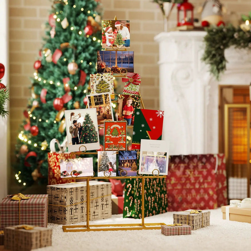 Christmas Tree Photo Holder with 36 Clips - 2 Pack Set by DirectDeals