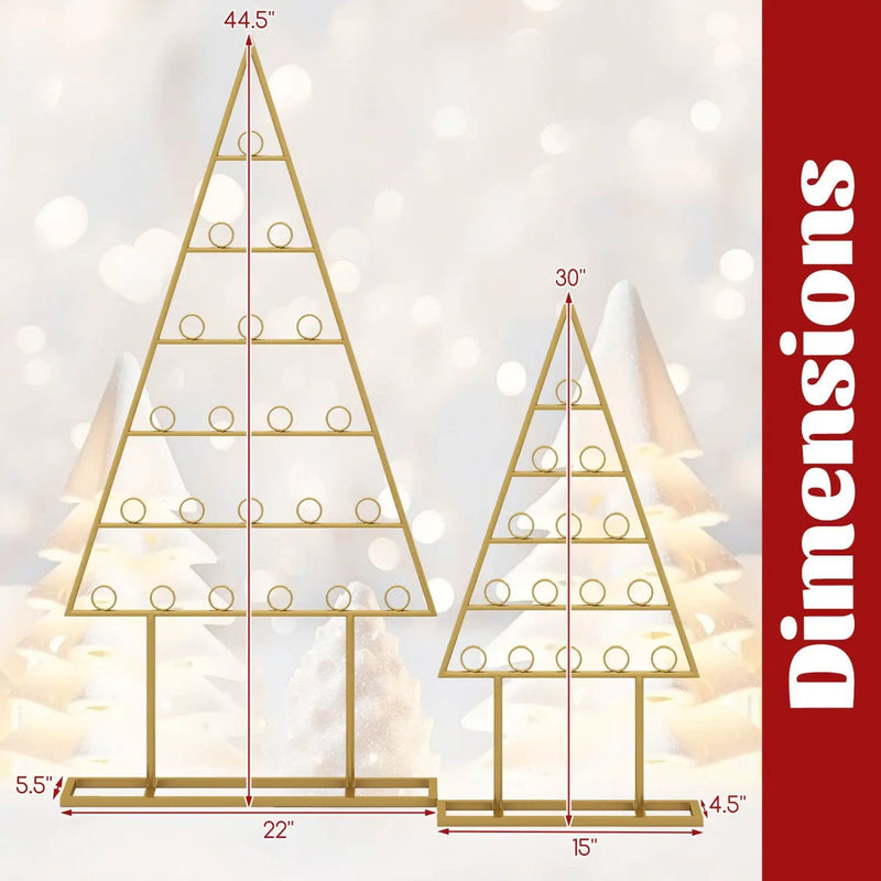 Christmas Tree Photo Holder with 36 Clips - 2 Pack Set by DirectDeals