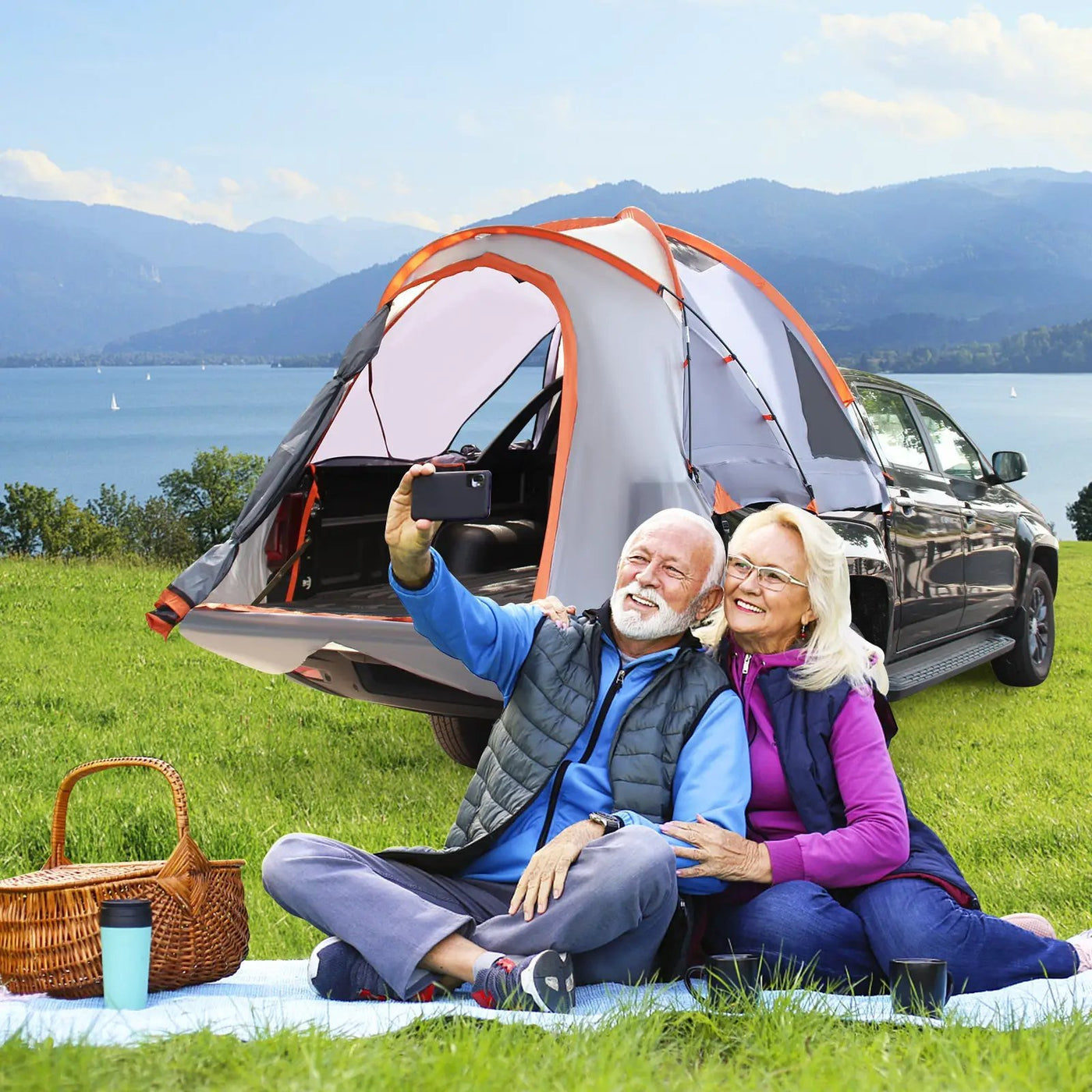 2 Person Portable Pickup Tent with Carry Bag by DirectDeals