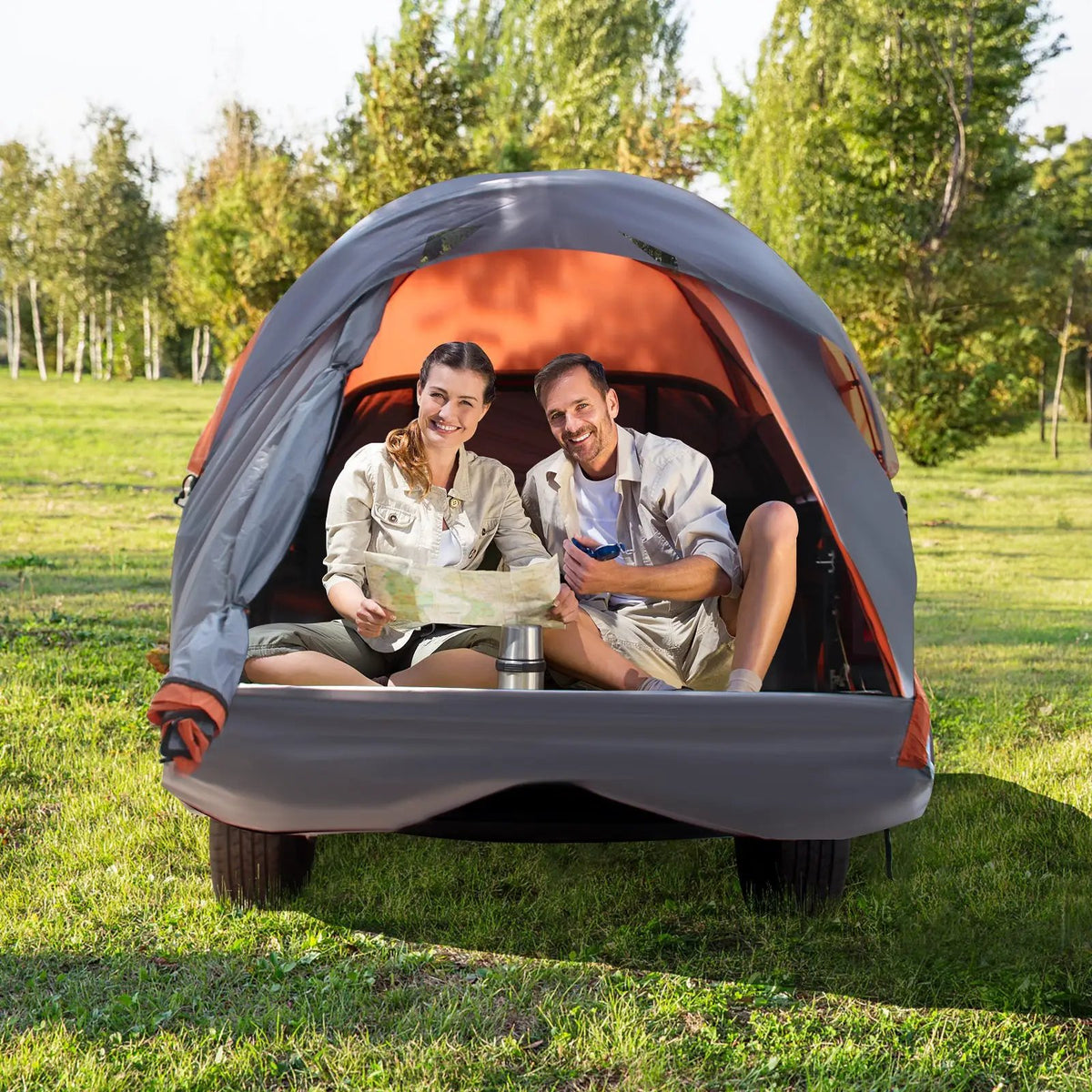 2 Person Portable Pickup Tent with Carry Bag by DirectDeals