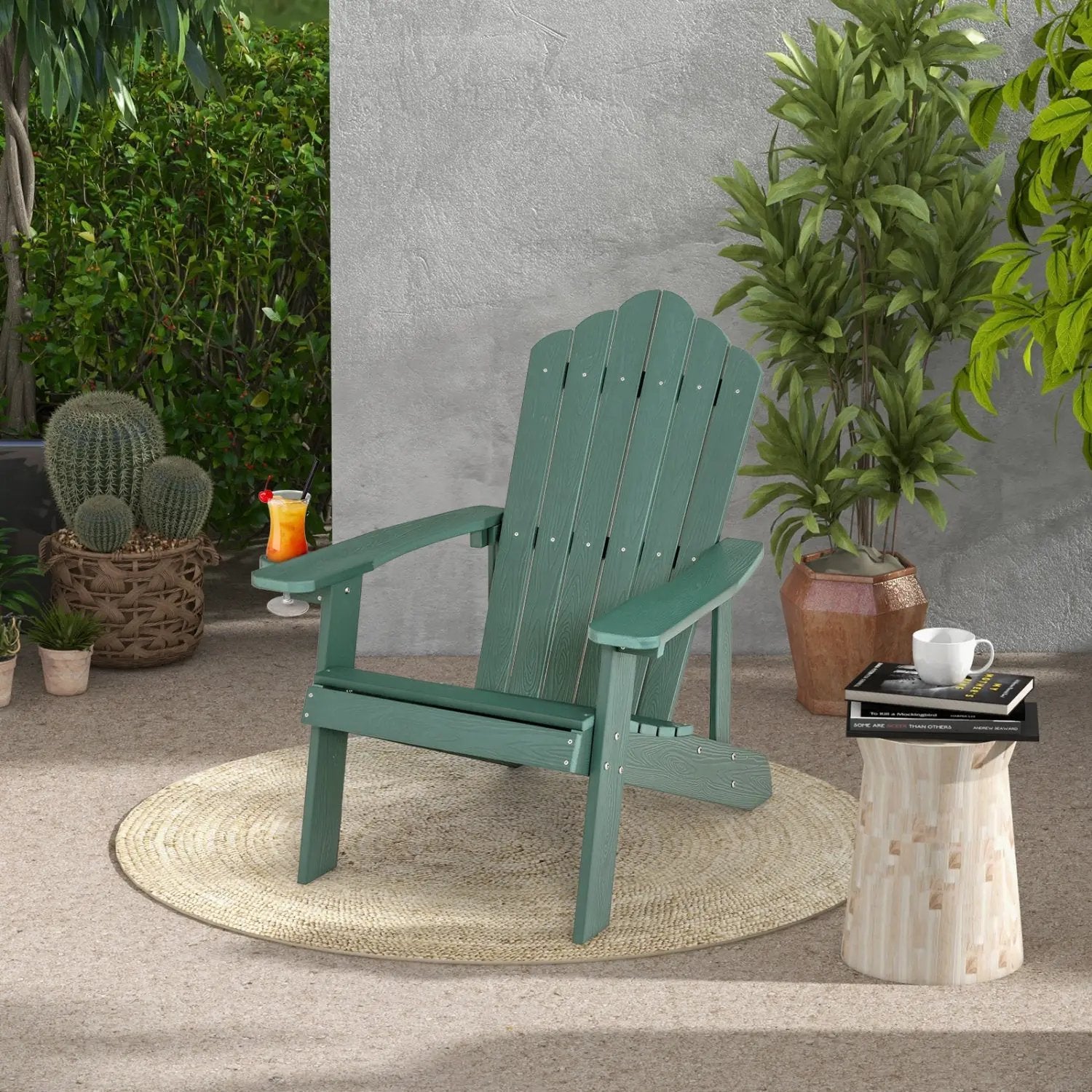 Adirondack Chair Set - Adult & Kids Pair for Patio by DirectDeals