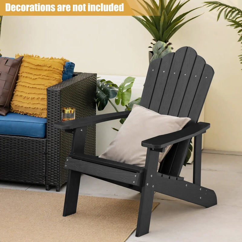Adirondack Chair Set - Adult & Kids Pair for Patio by DirectDeals