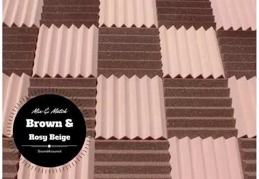 Easy Mount Acoustic Foam Kit - 12x12x2" Acoustic Foam Panels With Adhesive - Wedge Style - 4 Pack by SoundAssured