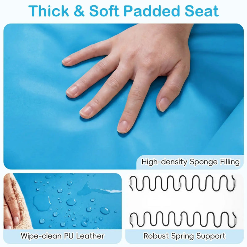 2-Seater Kids Recliner Double Toddler Sofa Chair with 2 Cup Holders by DirectDeals