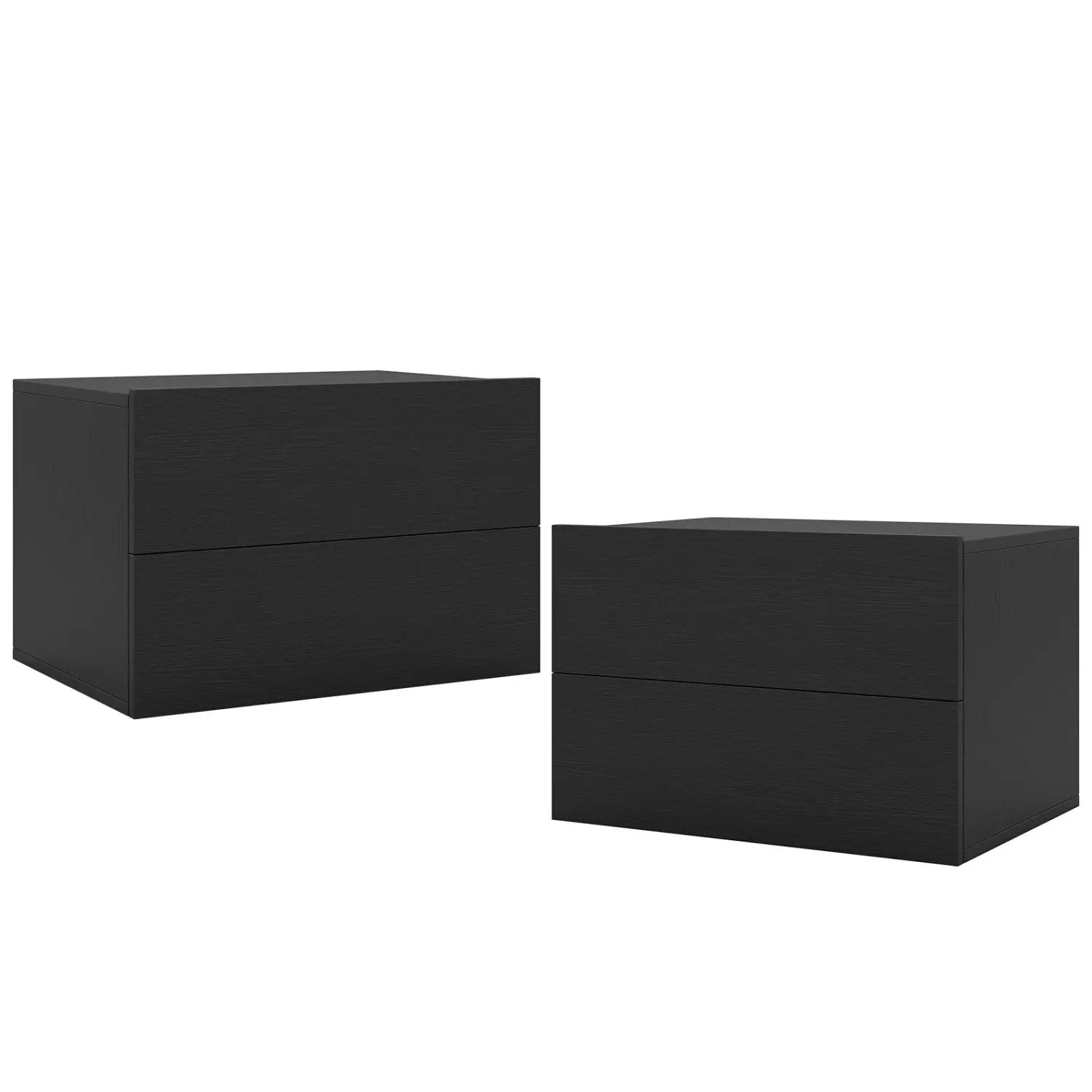 Wall Mounted Floating Nightstand with 2 Drawers by DirectDeals
