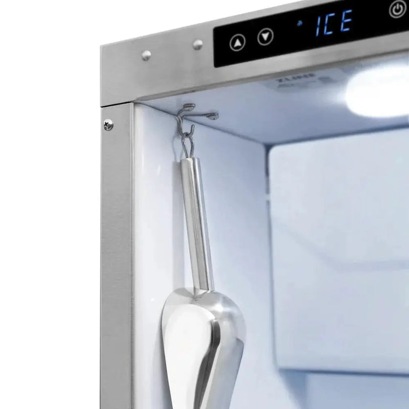 ZLINE 15" Touchstone Clear Cube Ice Maker Drain Pump Stainless Steel Polished Gold ICCDZ-ST-15-G by Farmhouse Kitchen and Bath
