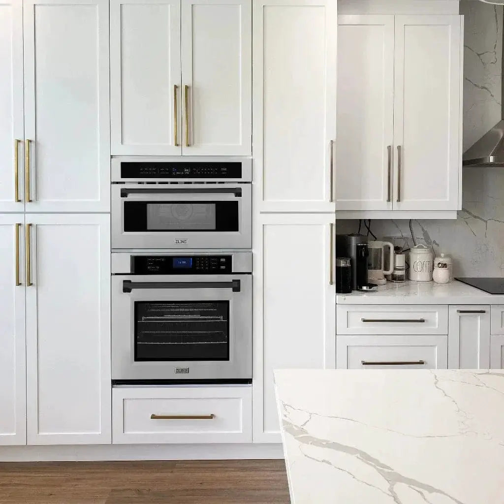ZLINE 30” Convection Microwave, Stainless Steel, Matte Black MWOZ-30-MB by Farmhouse Kitchen and Bath
