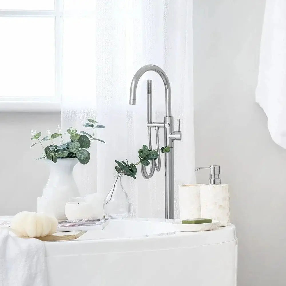 ZLINE Emerald Bay Bath Tub Filler in Chrome EMBY-BTF-CH by Farmhouse Kitchen and Bath
