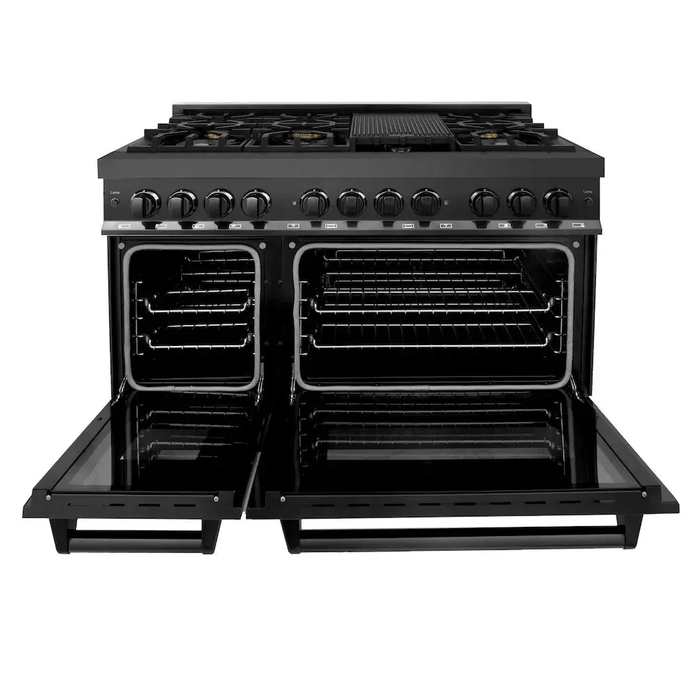 ZLINE 48" Bundled Stainless DualRange RangeHood Dishwasher 3KP-RABRH48-DW by Farmhouse Kitchen and Bath