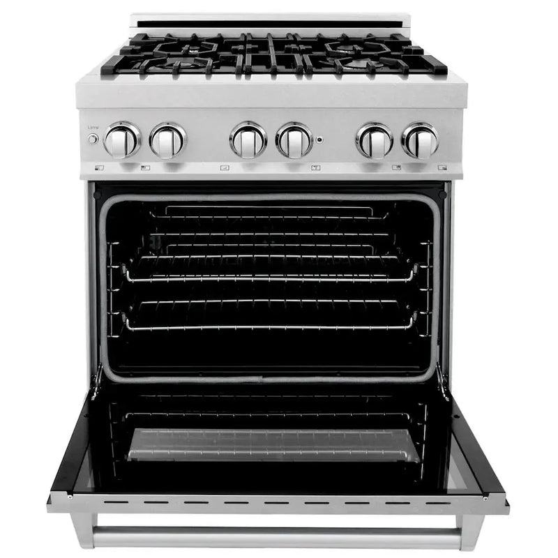 ZLINE 30" Bundled Stainless DualRange RangeHood Dishwasher 3KP-RASRH30-DW by Farmhouse Kitchen and Bath