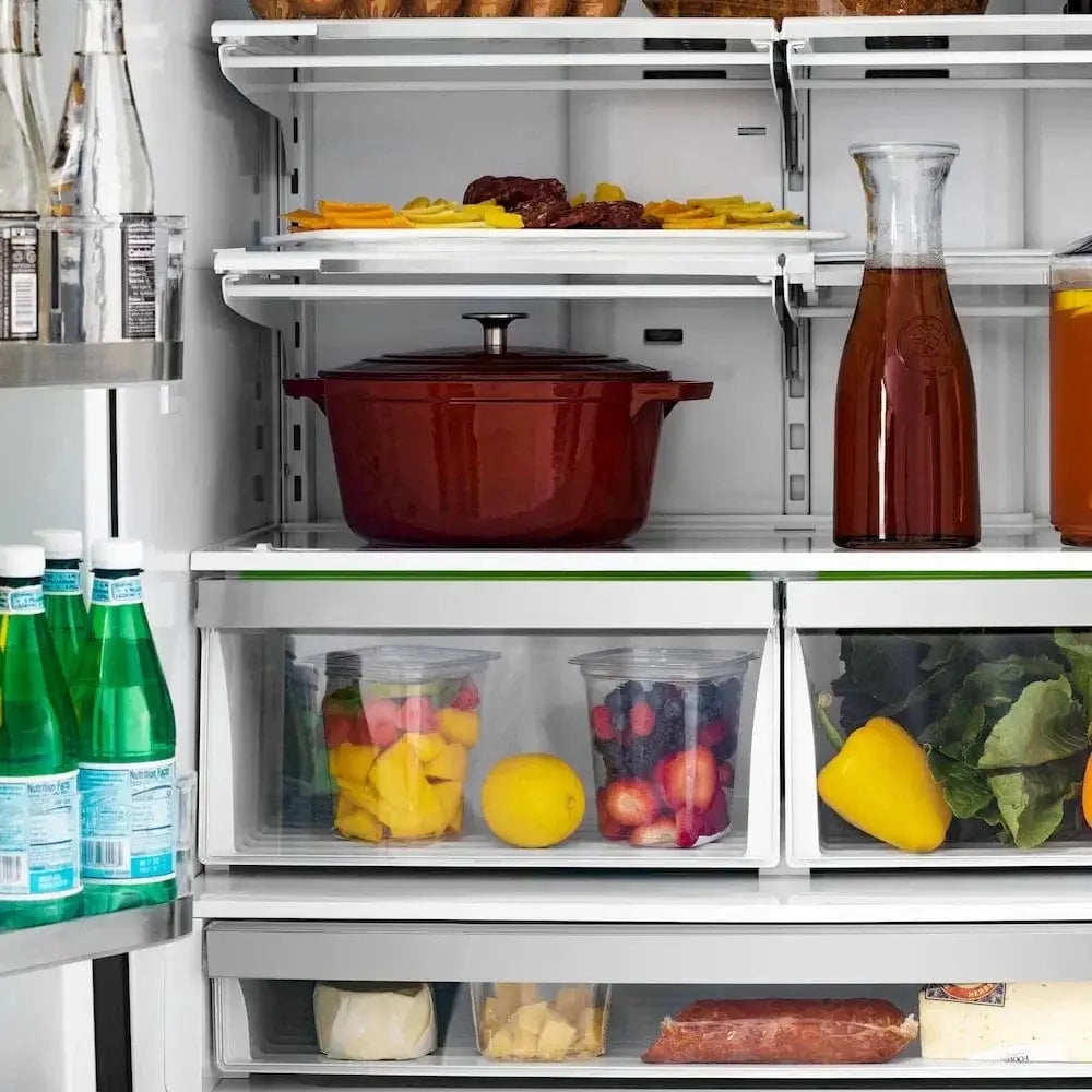 ZLINE 36" Autograph French Door Refrigerator, Ice Maker, Black Stainless RFMZ-36-BS-FCB by Farmhouse Kitchen and Bath