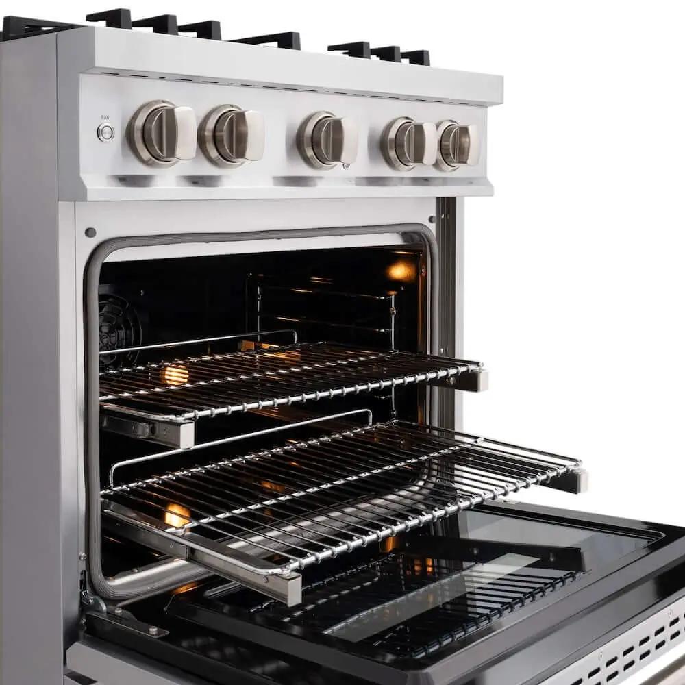 ZLINE 30" Select Gas Range Convection Gas Oven Stainless Steel HGR30 by Farmhouse Kitchen and Bath