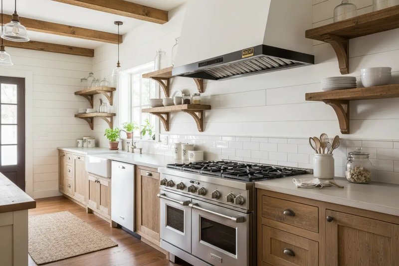 Kucht Gemstone™ 48" Under Cabinet Range Hood KRH483A by Farmhouse Kitchen and Bath