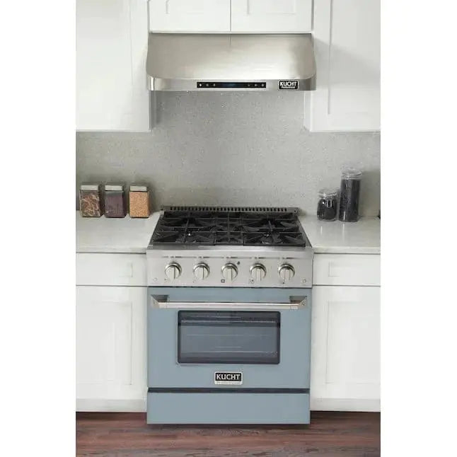 Kucht 30” Pro-Style Kitchen Dual Fuel Range - KDF302/LP-LB by Farmhouse Kitchen and Bath