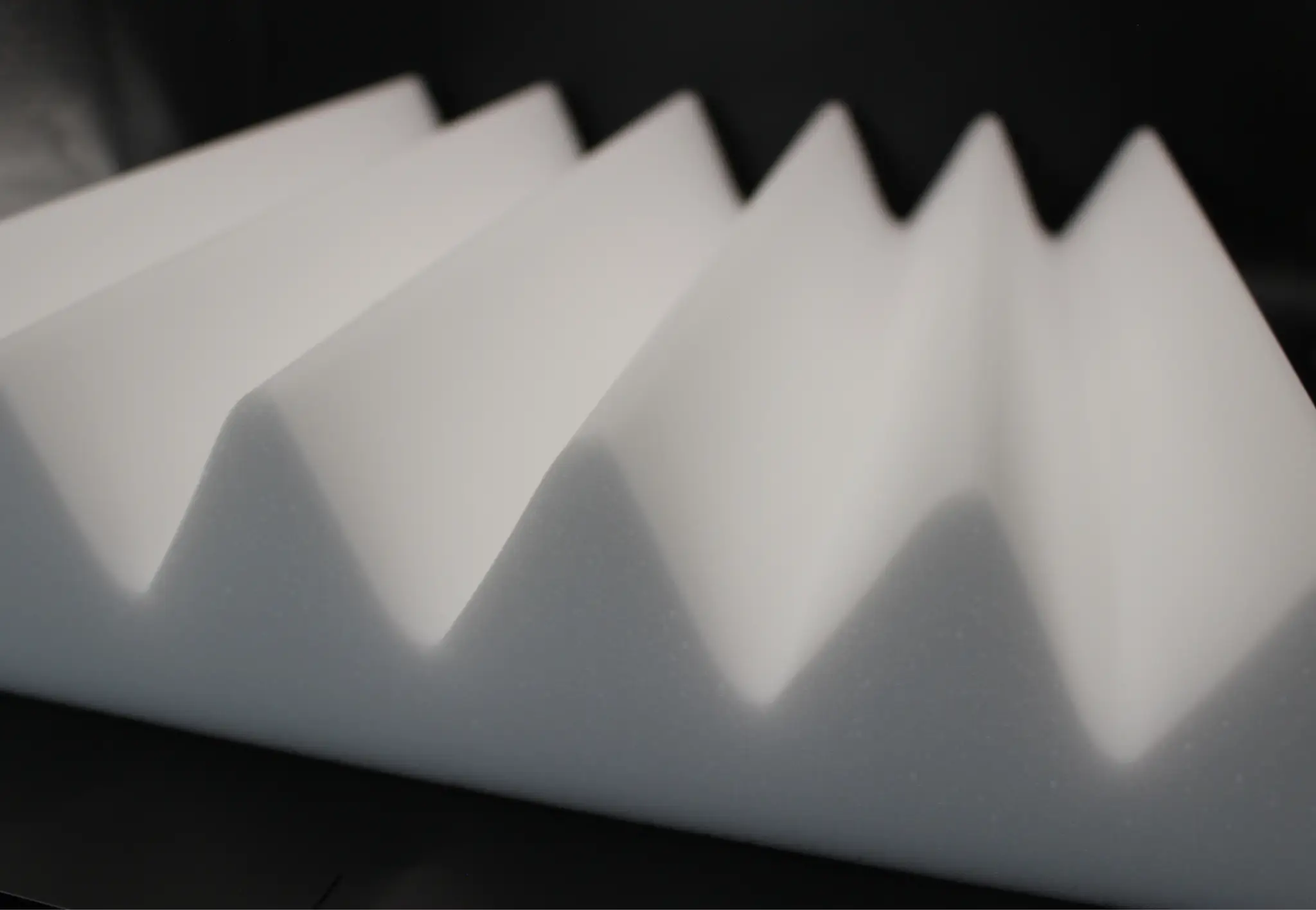White Acoustic Foam Panels - 12x12x2.5" by SoundAssured