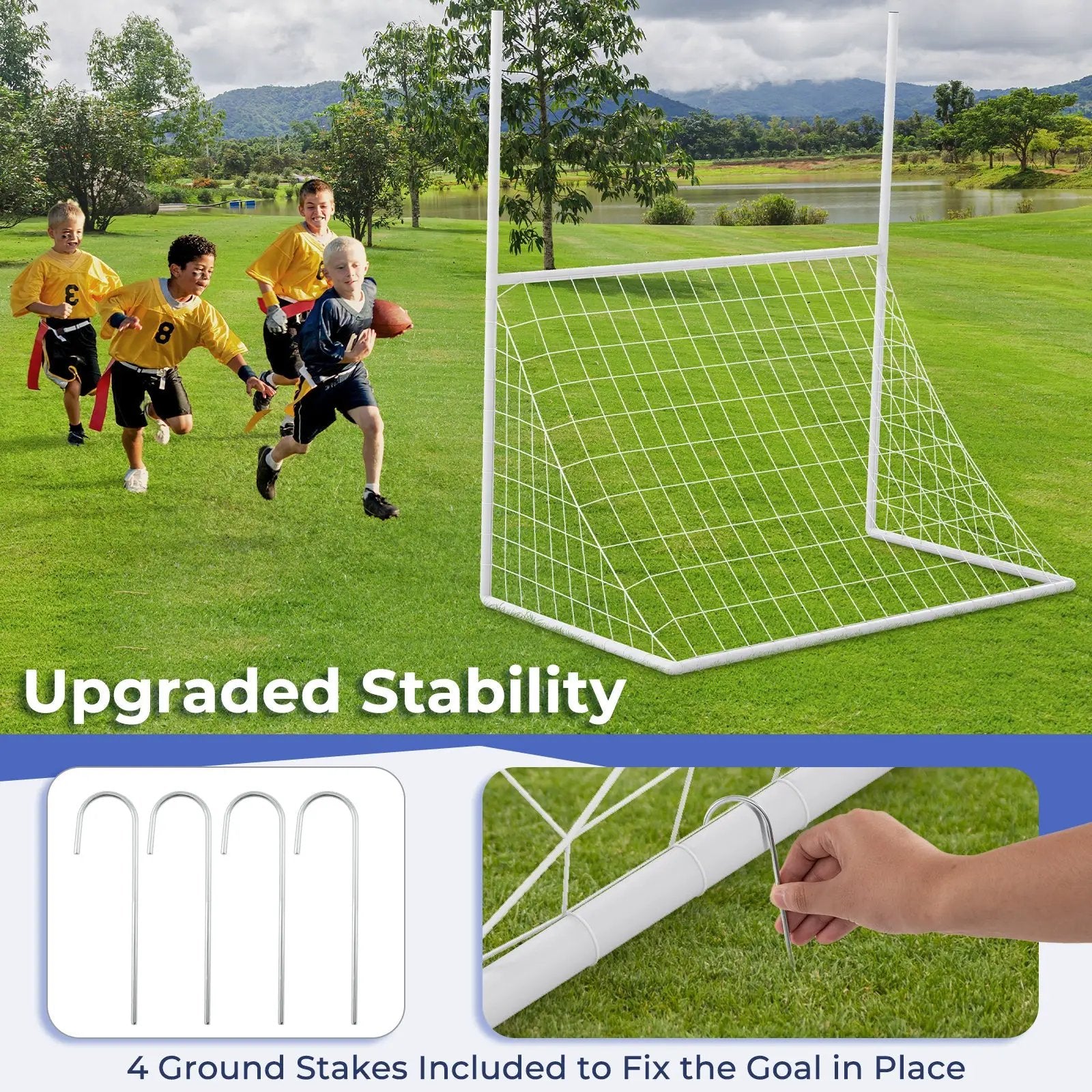 2 in 1 All Weather Football Training Equipment for Park School by DirectDeals