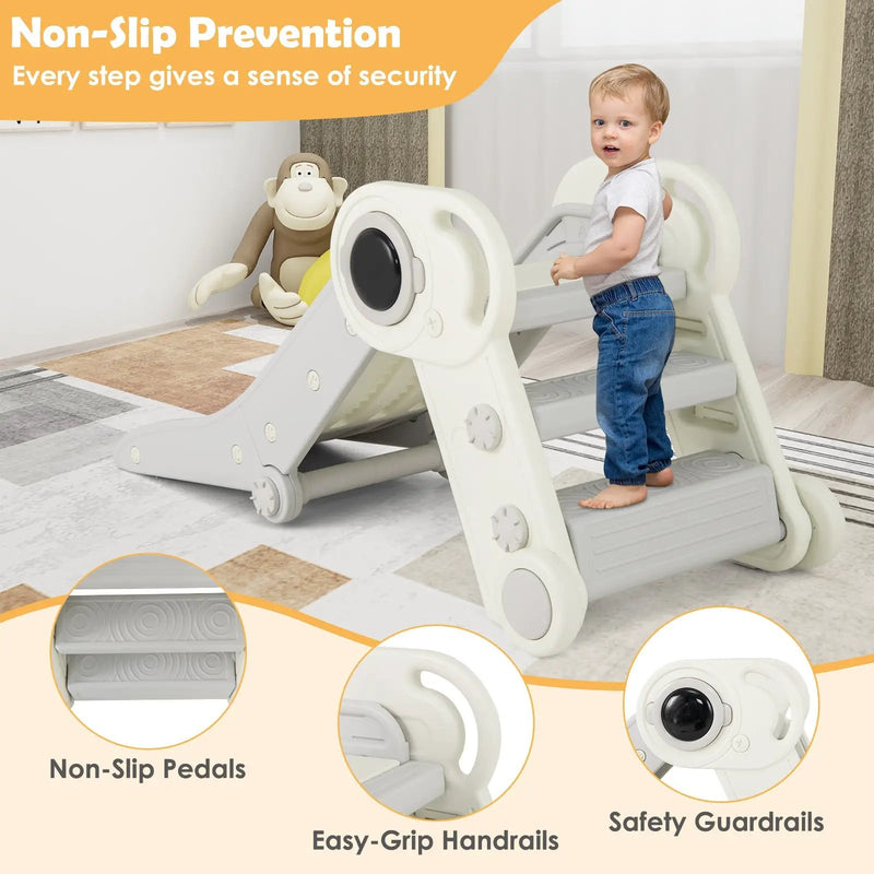 2 in 1 Baby Slide with Climber for Toddlers Age 18+ Months by DirectDeals