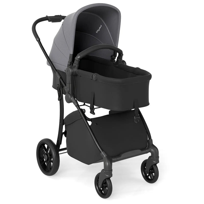 2-in-1 Baby Stroller with Bassinet Mode and Reversible Seat by DirectDeals