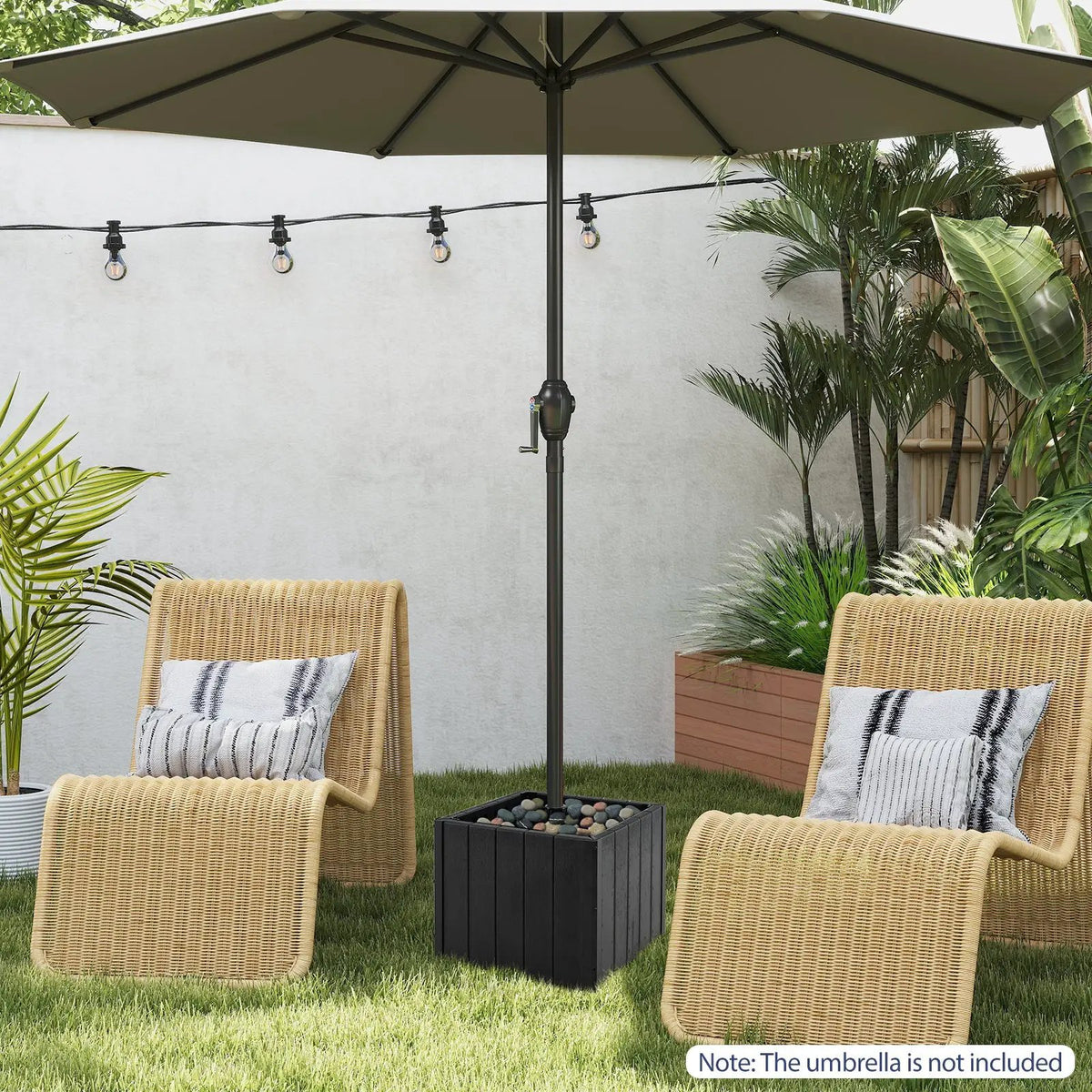 large patio umbrella with planter box stand 2-in-1 Outdoor Base Umbrella Flower Burton LTR Snowboard w/ Controller Serial Number Color:Mystic Teal (Pre-Order) which is created for