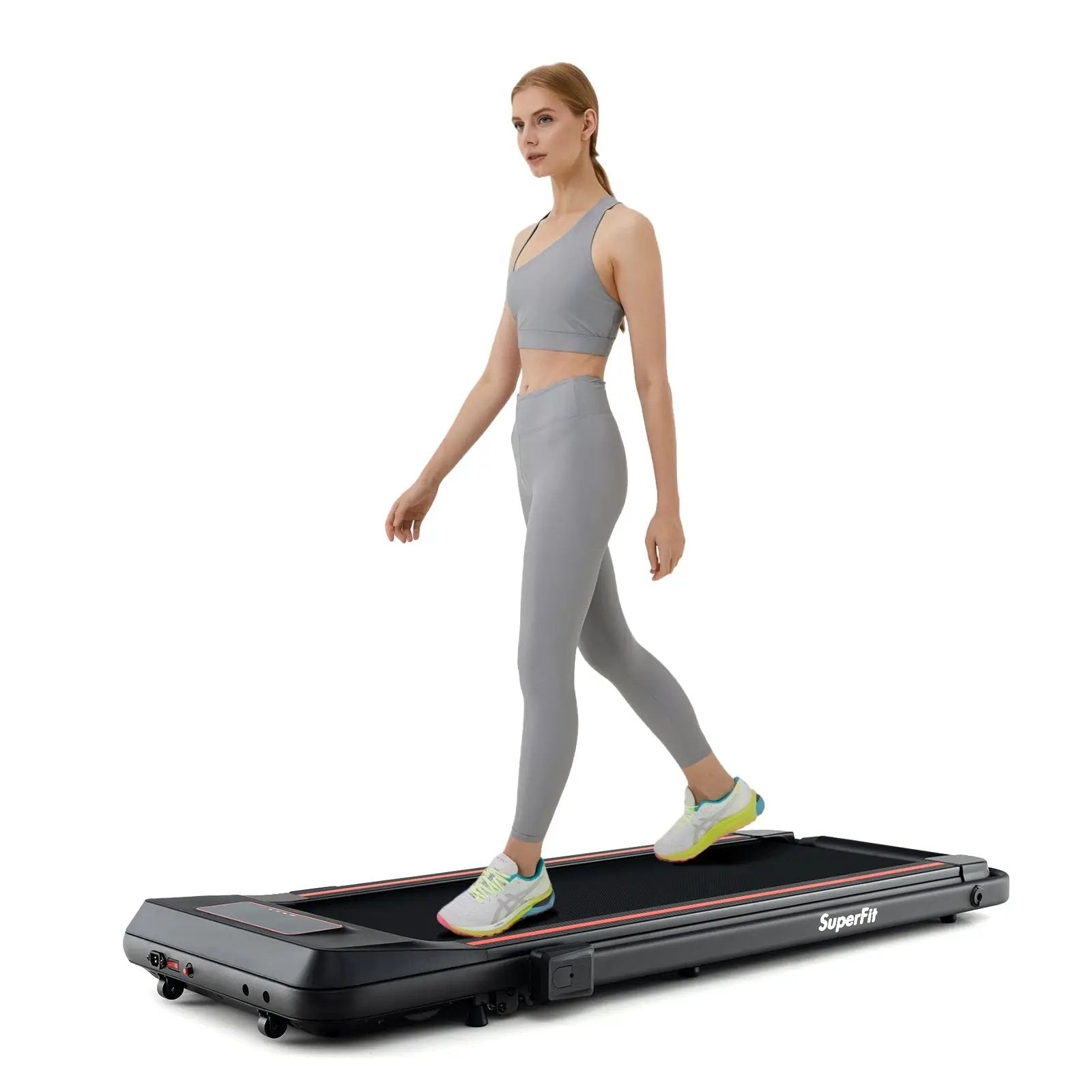 2 in 1 Folding Treadmill with Incline with Remote Control by DirectDeals