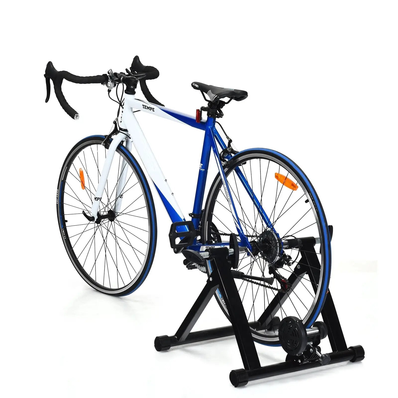 Folding Indoor Bike Trainer Stand for 26-28 Inch Wheels by DirectDeals