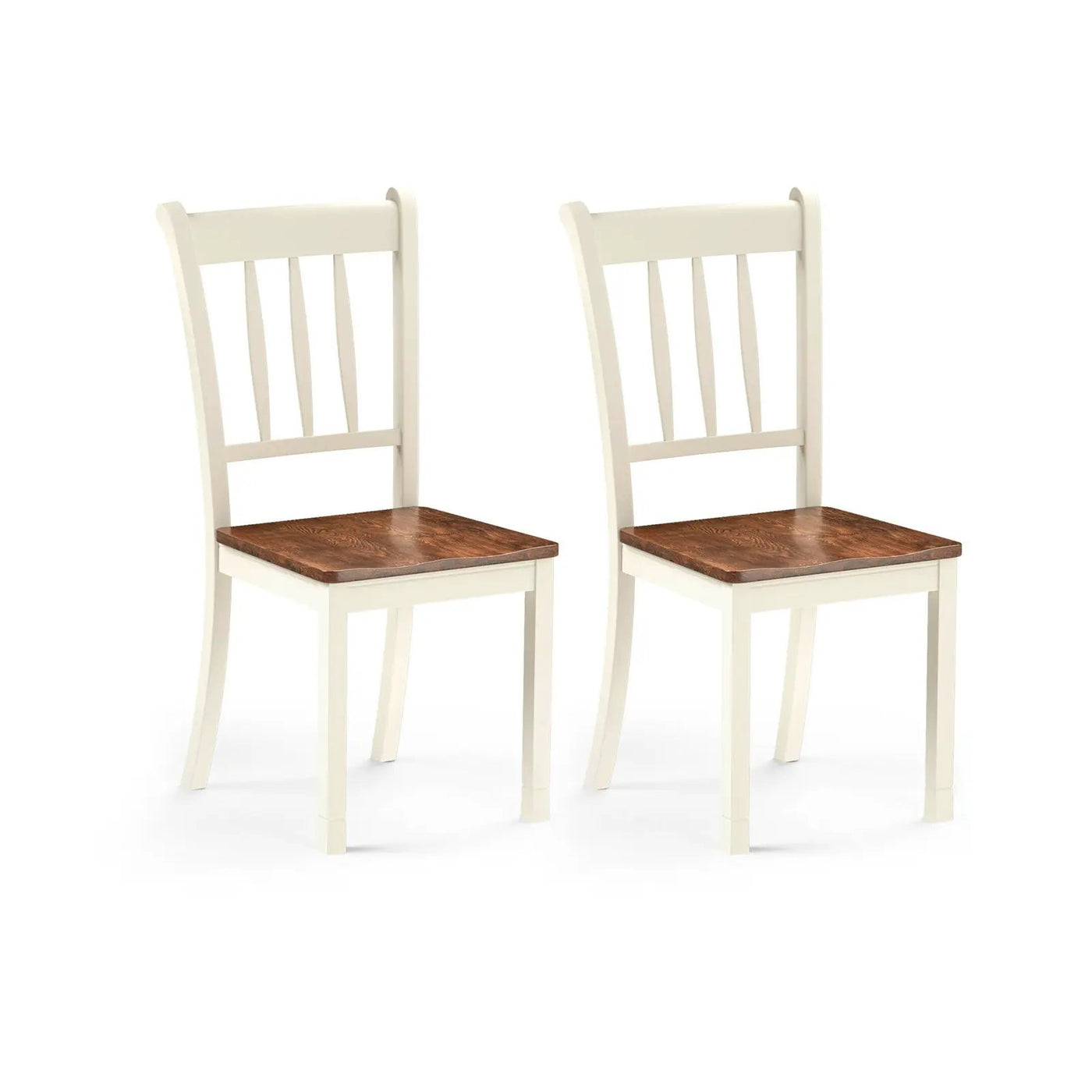 2 Pieces Solid Whitesburg Spindle Back Wood Dining Chairs by DirectDeals