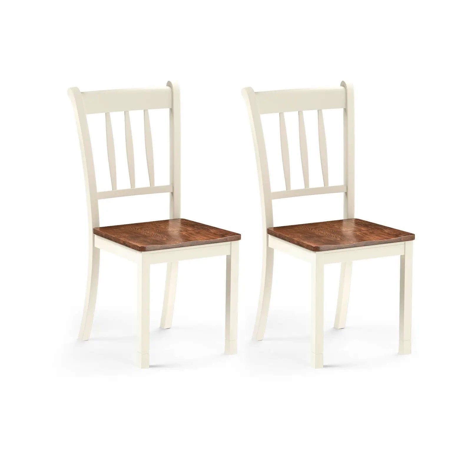 2 Pieces Solid Whitesburg Spindle Back Wood Dining Chairs by DirectDeals