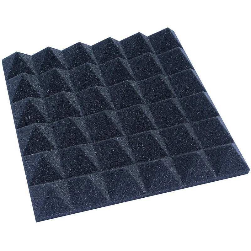 Easy Mount Acoustic Foam Kit - 12x12x2" Acoustic Foam Panels With Adhesive - Wedge Style - 4 Pack by SoundAssured