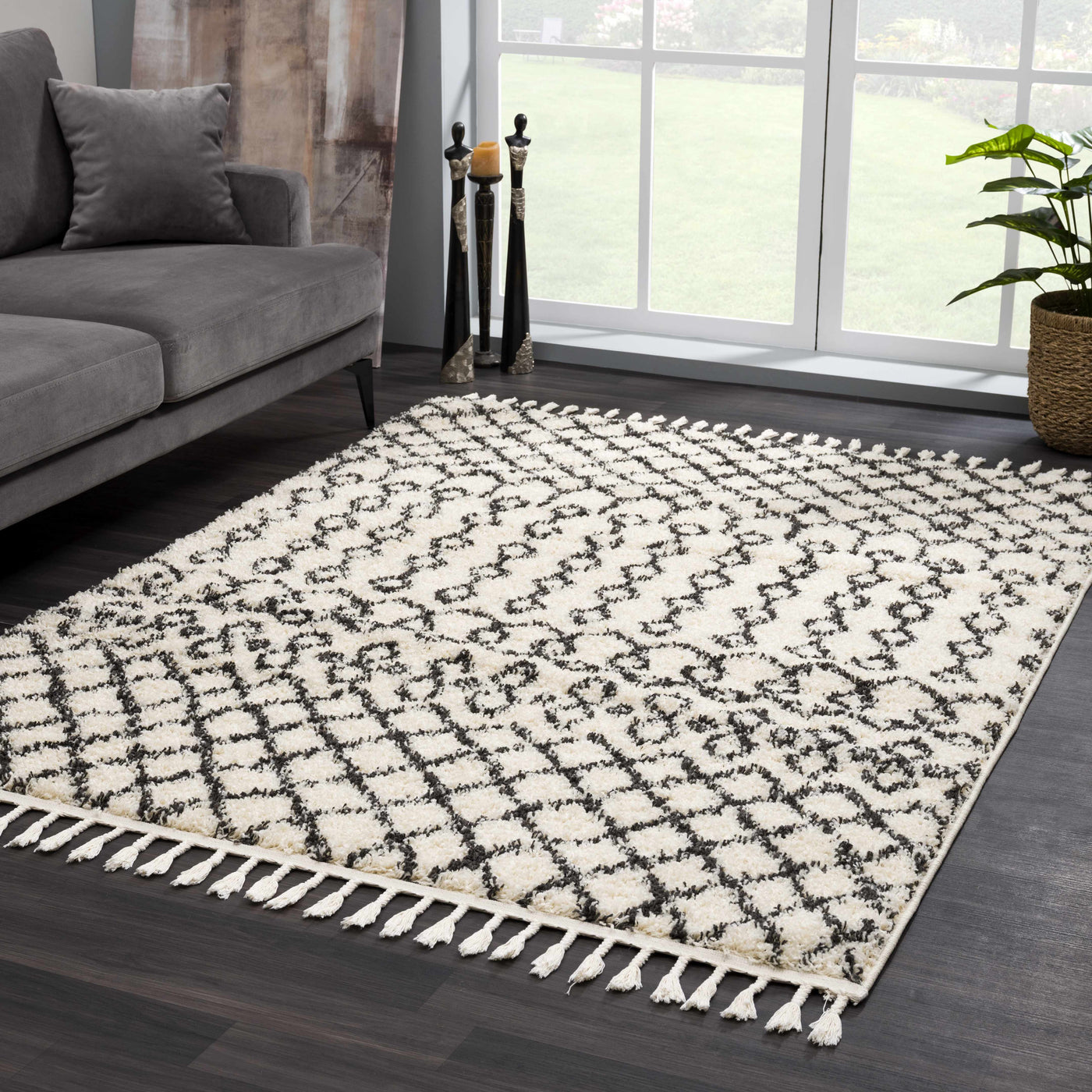 Muni Berber Shag Rug - Clearance by Boutique Rugs
