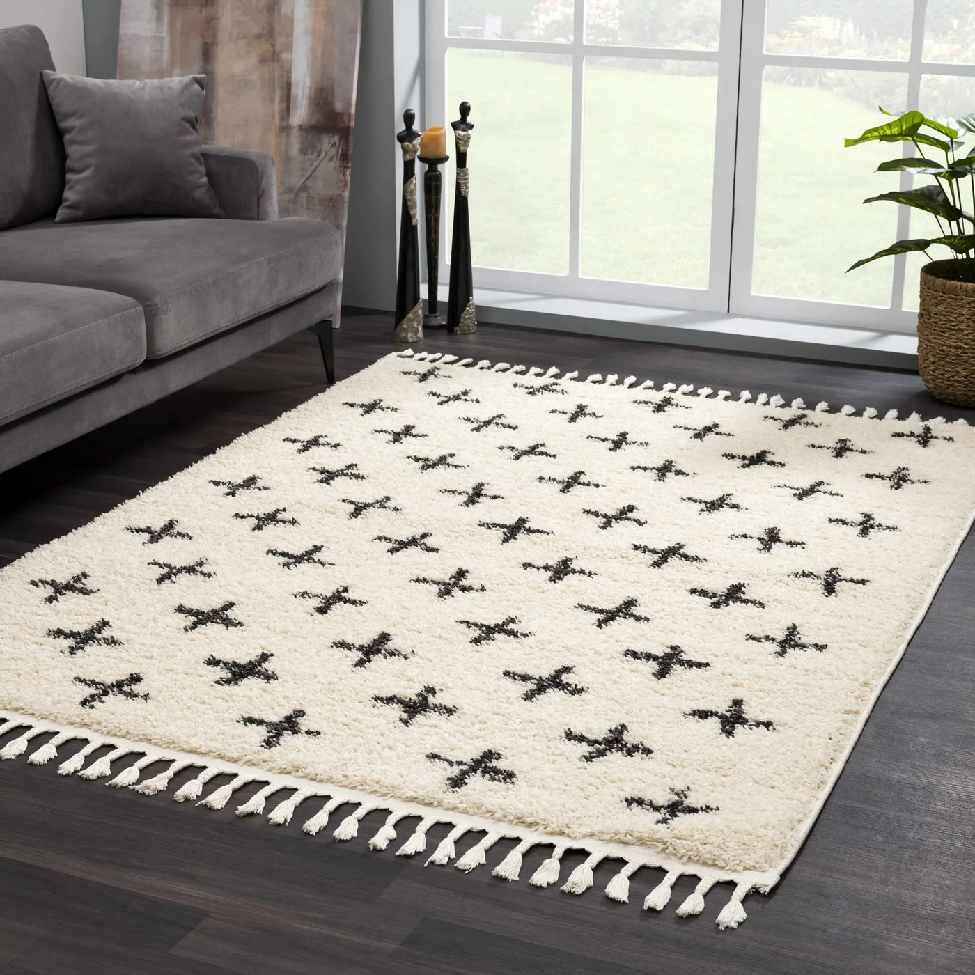 Alstead Shag Area Rug by Boutique Rugs
