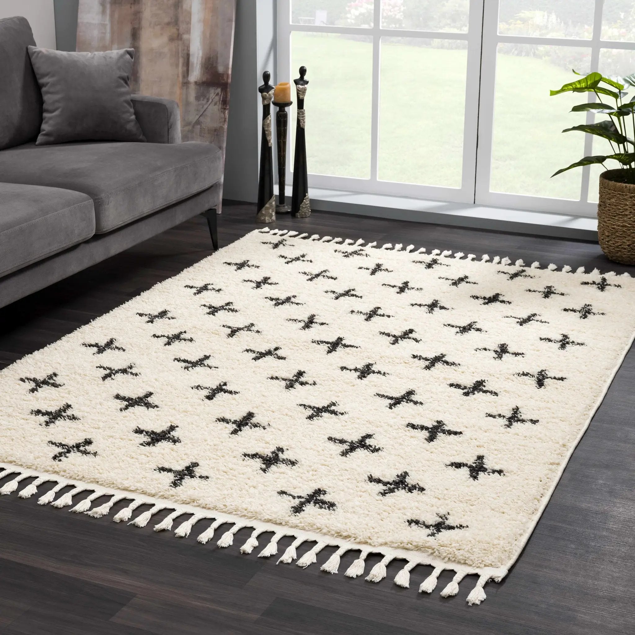 Alstead Shag Area Rug by Boutique Rugs