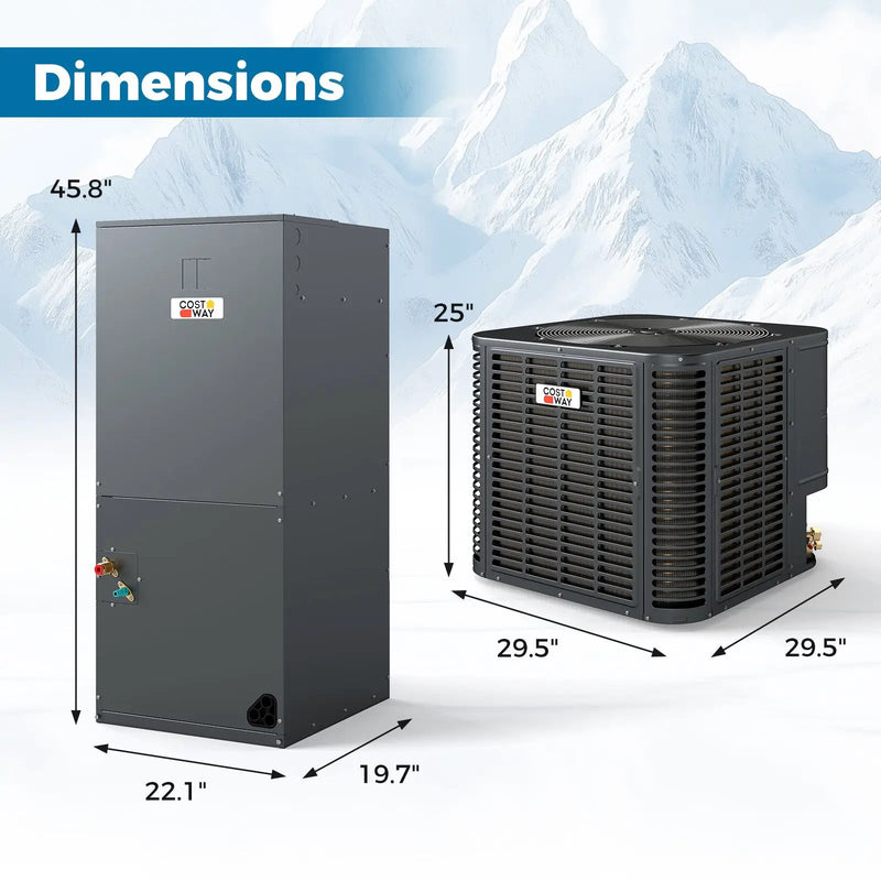 2 to 3 Ton 18.6-20 SEER2 Central Air Conditioner with Variable Speed by DirectDeals