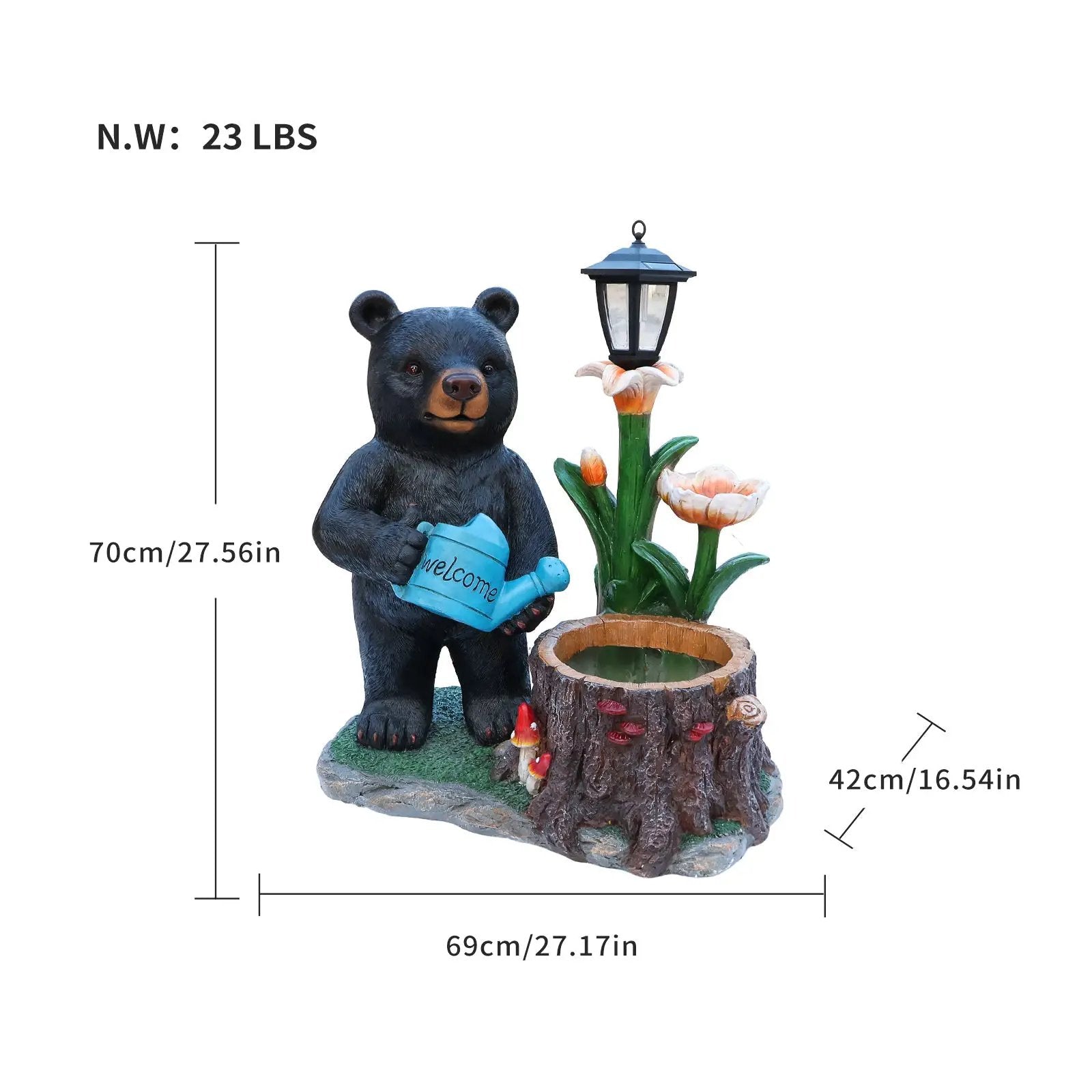Standing Bear Statue by HouseOfZazla